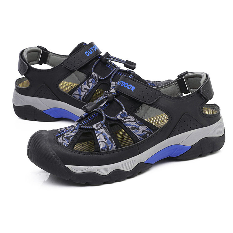 Men's Sandals, Closed Toe Athletic Sport Sandals, Mens Summer Shoes, Lightweight Trail Walking Sandals for Men