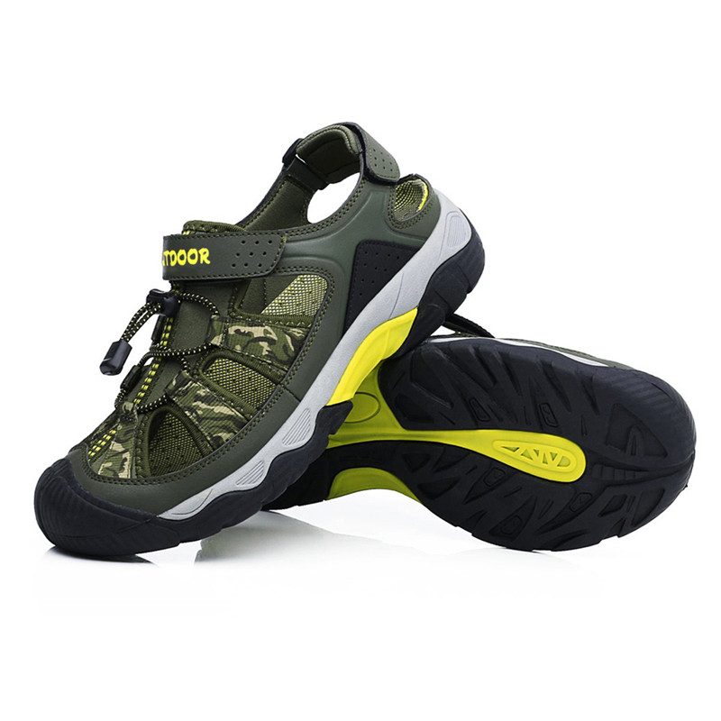 Men's Sandals, Closed Toe Athletic Sport Sandals, Mens Summer Shoes, Lightweight Trail Walking Sandals for Men