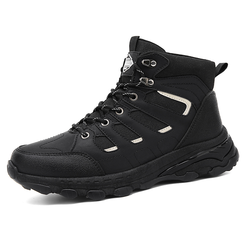 Men's Waterproof Hiking Boots Non-Slip Lightweight Outdoor Mid Top Ank