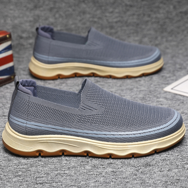 Mens Boat Shoes Casual Loafers Slip On Walking Dress Sneakers Mesh Business Oxfords Work Lightweight Soft Sole