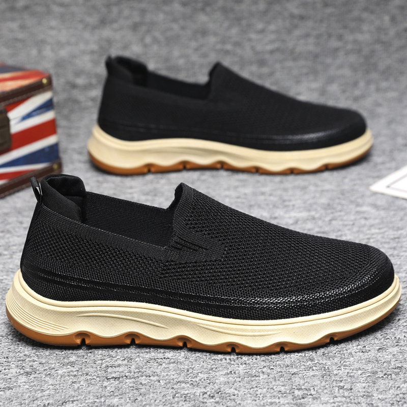 Mens Boat Shoes Casual Loafers Slip On Walking Dress Sneakers Mesh Business Oxfords Work Lightweight Soft Sole