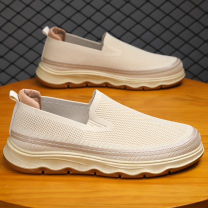 Mens Boat Shoes Casual Loafers Slip On Walking Dress Sneakers Mesh Business Oxfords Work Lightweight Soft Sole