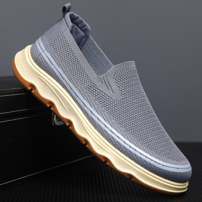Mens Boat Shoes Casual Loafers Slip On Walking Dress Sneakers Mesh Business Oxfords Work Lightweight Soft Sole