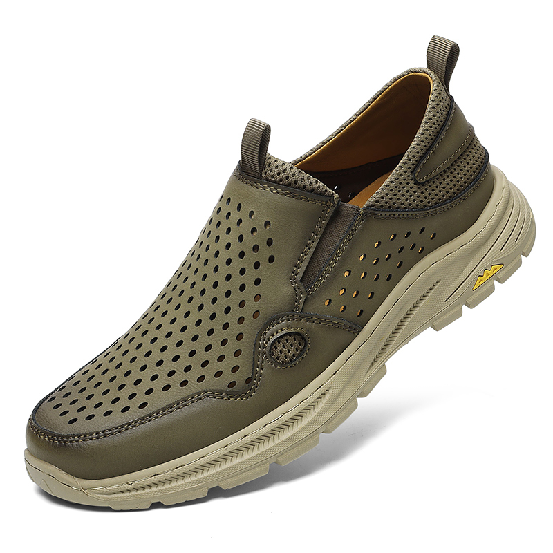 Men Walking Sneakers Luxury Leather Shoes Casual Shoes Loafers for Male