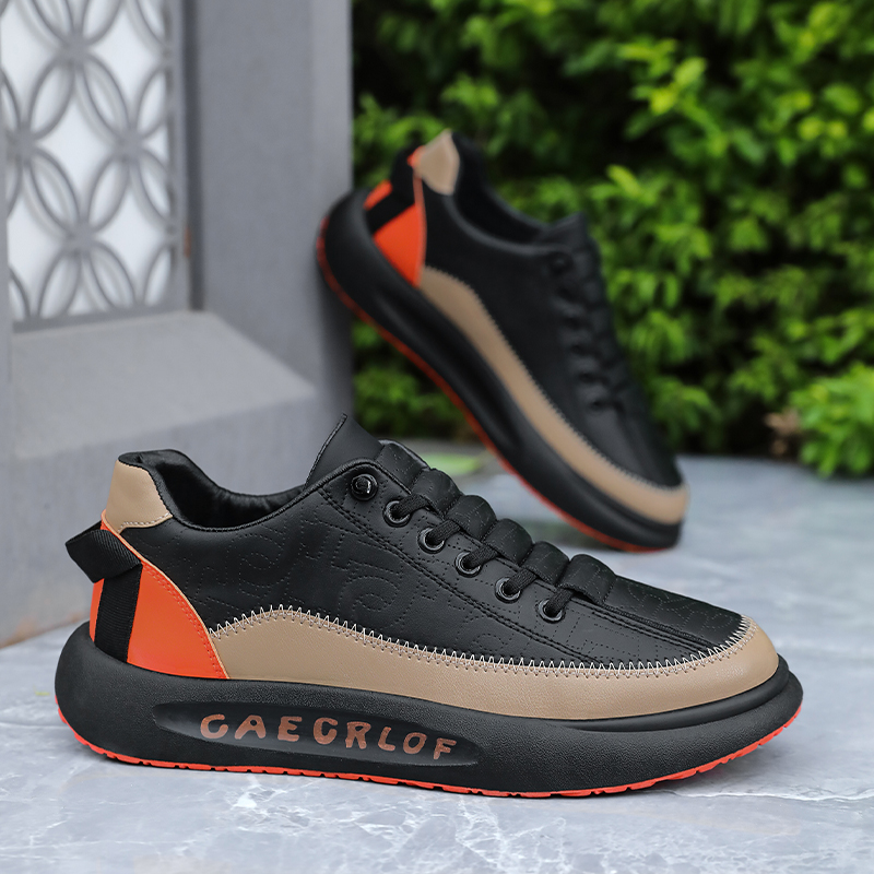 Mens Casual Shoes Summer Breathable Sneakers Loafers Walking Shoes Hand Made Lace-Up Leather Dress Flats Shoes for Driving Business Working Office