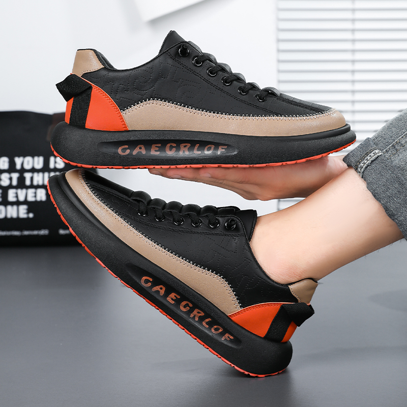 Mens Casual Shoes Summer Breathable Sneakers Loafers Walking Shoes Hand Made Lace-Up Leather Dress Flats Shoes for Driving Business Working Office