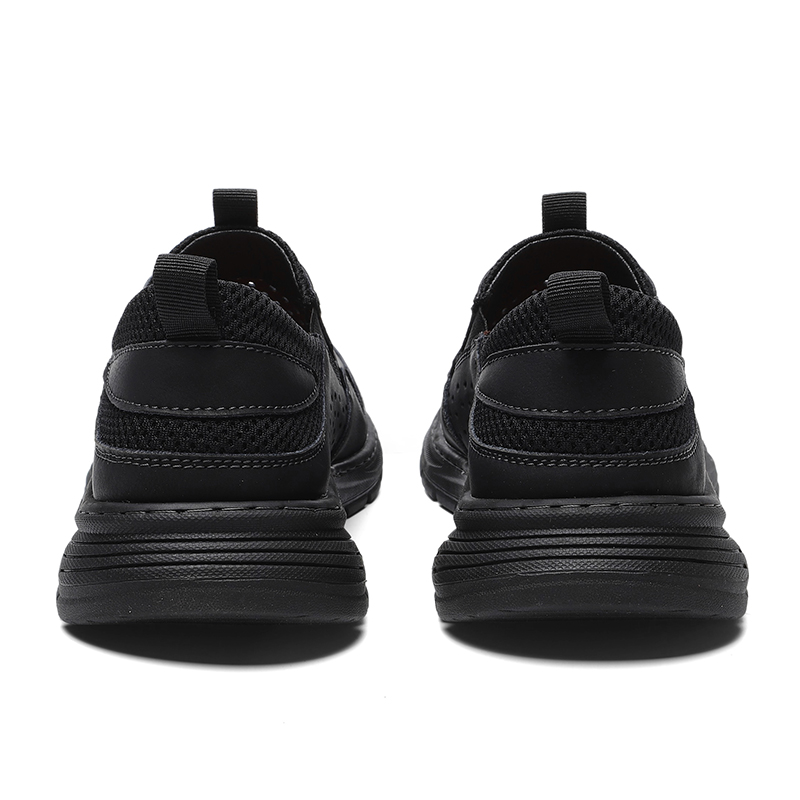 Men's Orthopedic Leather Dress Walking Shoes: Comfortable Orthotic Plantar Fasciitis Oxford Shoes with Arch Support, Flat Feet Casual Business Slip-On Loafers for Foot and Heel Pain Relief