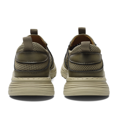 Men's Orthopedic Leather Dress Walking Shoes: Comfortable Orthotic Plantar Fasciitis Oxford Shoes with Arch Support, Flat Feet Casual Business Slip-On Loafers for Foot and Heel Pain Relief