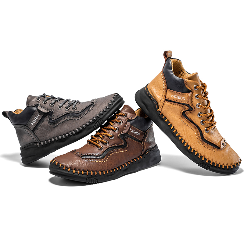 ⏳ 70% OFF Ends at Midnight! / Men's Orthopedic Safety Work Shoes - Protective Toe ; Ankle Protection ;  Waterproof ; Lightweight ;Shock Absorption ; Non-Slip ; Durable for 3 years