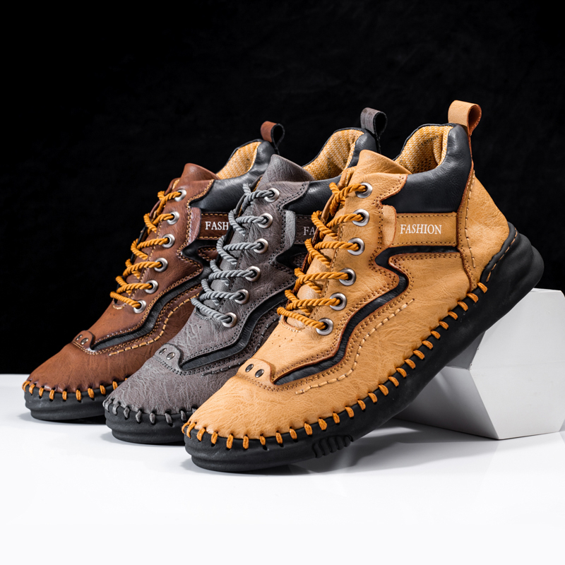 ⏳ 70% OFF Ends at Midnight! / Men's Orthopedic Safety Work Shoes - Protective Toe ; Ankle Protection ;  Waterproof ; Lightweight ;Shock Absorption ; Non-Slip ; Durable for 3 years