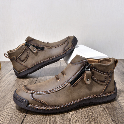 ⏳ 70% OFF Ends at Midnight! / Men's Orthopedic Safety Work Shoes - Protective Toe ; Ankle Protection ;  Waterproof ; Lightweight ;Shock Absorption ; Non-Slip ; Durable for 3 years