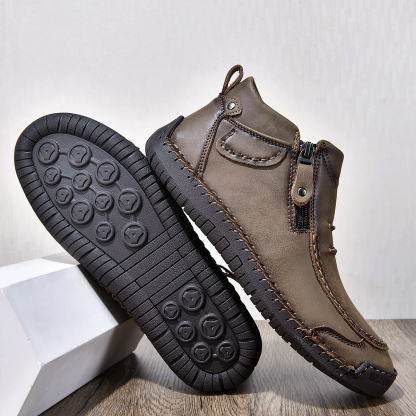 ⏳ 70% OFF Ends at Midnight! / Men's Orthopedic Safety Work Shoes - Protective Toe ; Ankle Protection ;  Waterproof ; Lightweight ;Shock Absorption ; Non-Slip ; Durable for 3 years