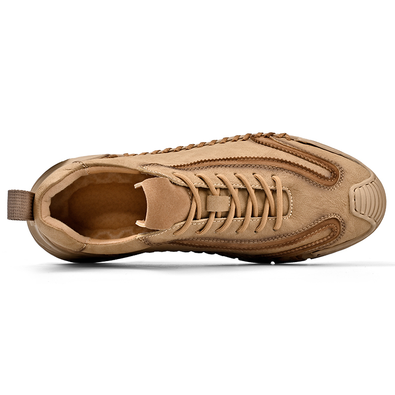 Men's Comfortable Orthopedic Leather Shoes - Lightweight ; Round Toe ; Breathable ; Arch Support ; Non-Slip ; Durable for 3 years