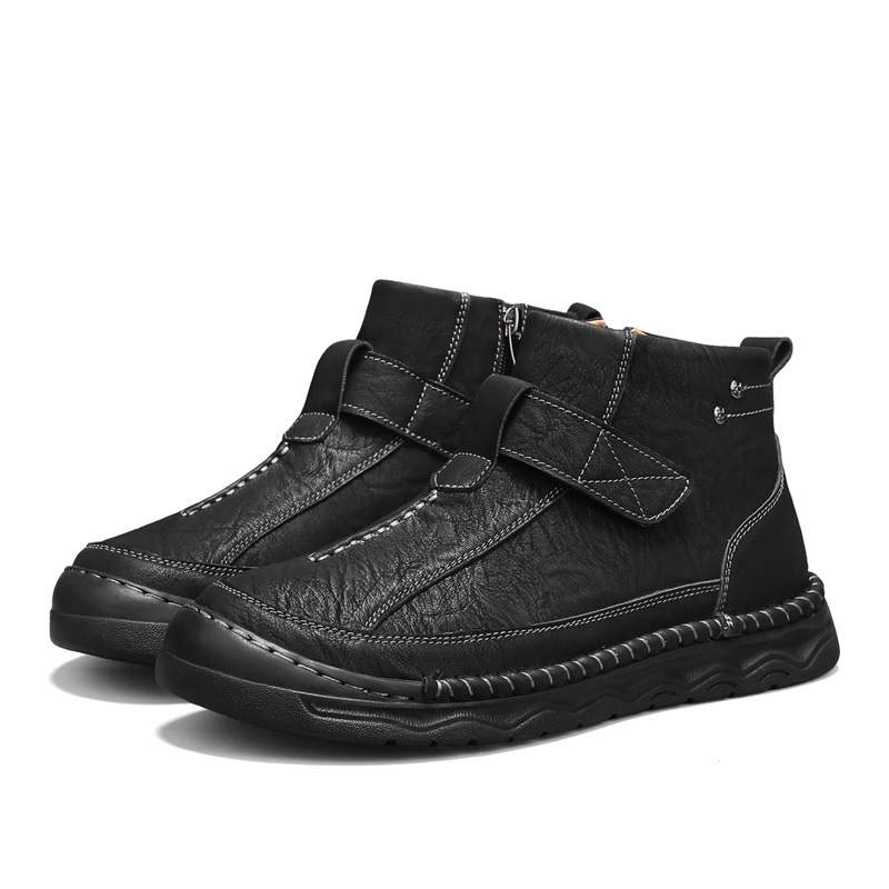 Long-Lasting Horsehide Boots - Airflow Leather; 100% Waterproof; Ultra Slip Resistant; Ankle Protection; Orthopedic Insole