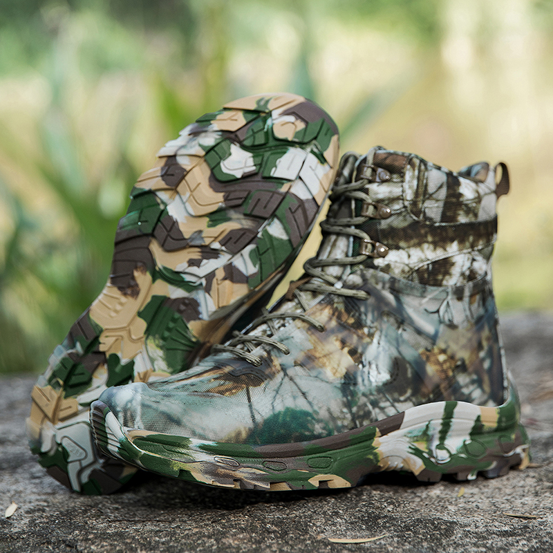 Military Grade Tactical Boots Work Boots Hunting Boots - Waterproof, Anti-Sprain, Anti-Puncture, Non-Slip, Toe Protection, Kevlar Reinforced Midsole, 360° Anti-Twist Support