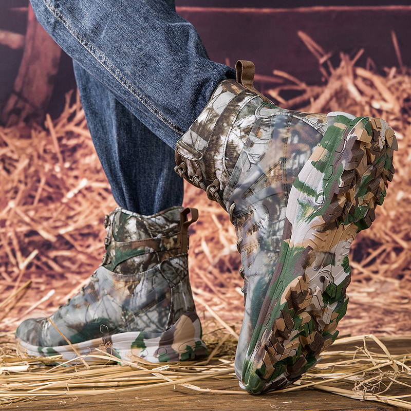 Military Grade Tactical Boots Work Boots Hunting Boots - Waterproof, Anti-Sprain, Anti-Puncture, Non-Slip, Toe Protection, Kevlar Reinforced Midsole, 360° Anti-Twist Support