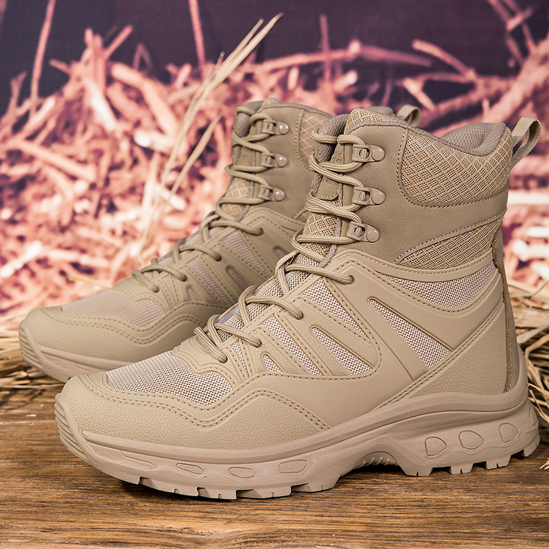 Military Grade Tactical Boots Work Boots Hunting Boots - Waterproof, Anti-Sprain, Anti-Puncture, Non-Slip, Toe Protection, Kevlar Reinforced Midsole, 360° Anti-Twist Support