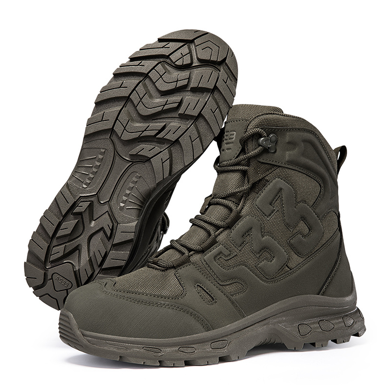 Military Grade Tactical Boots Work Boots Hunting Boots - Waterproof, Anti-Sprain, Anti-Puncture, Non-Slip, Toe Protection, Kevlar Reinforced Midsole, 360° Anti-Twist Support