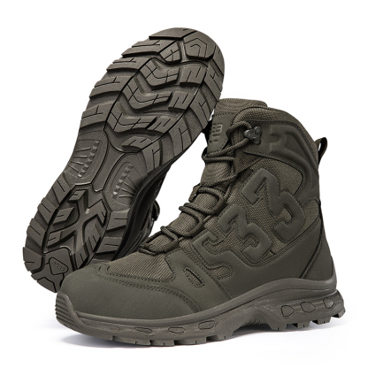 Military Grade Tactical Boots Work Boots Hunting Boots - Waterproof, Anti-Sprain, Anti-Puncture, Non-Slip, Toe Protection, Kevlar Reinforced Midsole, 360° Anti-Twist Support