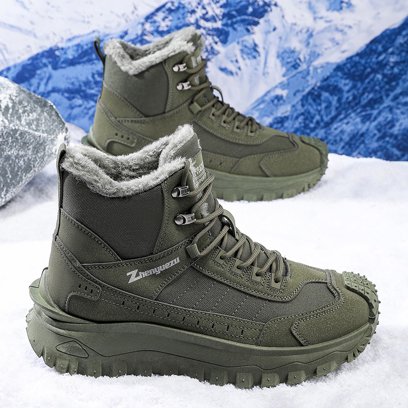 Men's Safe Protective Boots - Anti-Fatigue Footbed; Reinforced Ankle Support; Warm; Anti-Smash; Non-Slip; Anti-Wear; Shock Absorb; Comfortable