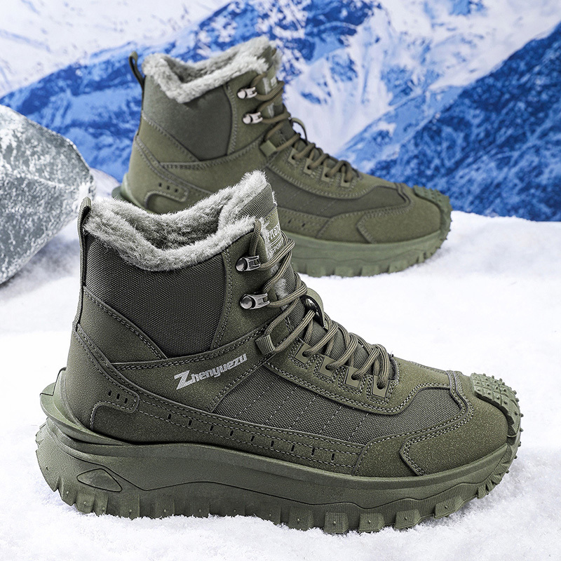 Men's Safe Protective Boots - Anti-Fatigue Footbed; Reinforced Ankle Support; Warm; Anti-Smash; Non-Slip; Anti-Wear; Shock Absorb; Comfortable