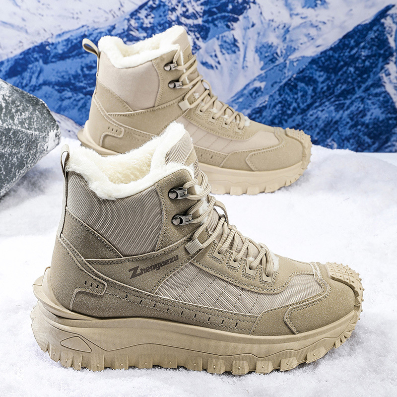 Men's Safe Protective Boots - Anti-Fatigue Footbed; Reinforced Ankle Support; Warm; Anti-Smash; Non-Slip; Anti-Wear; Shock Absorb; Comfortable