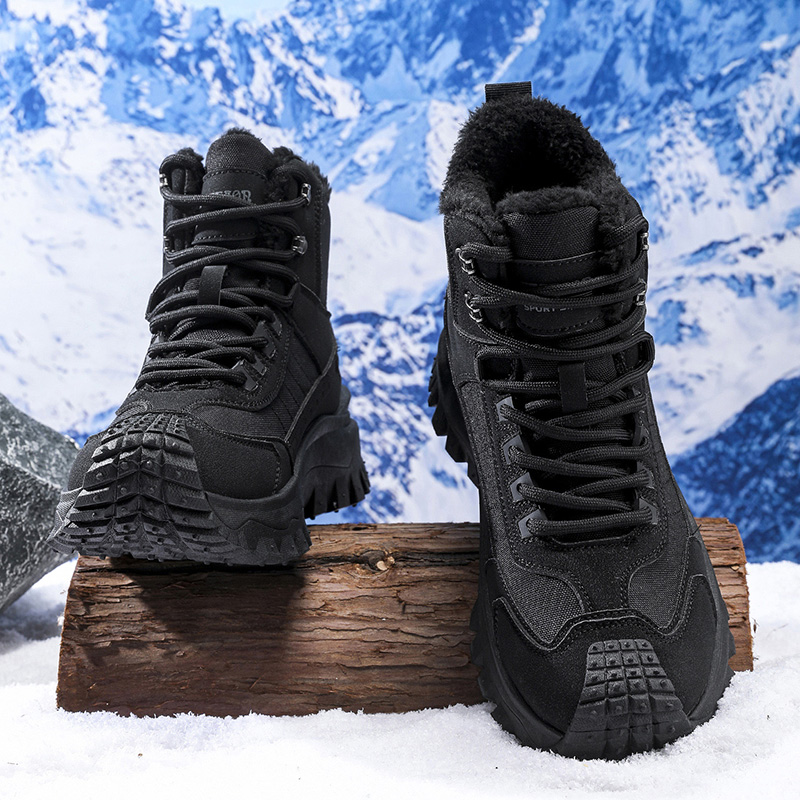 Men's Safe Protective Boots - Anti-Fatigue Footbed; Reinforced Ankle Support; Warm; Anti-Smash; Non-Slip; Anti-Wear; Shock Absorb; Comfortable