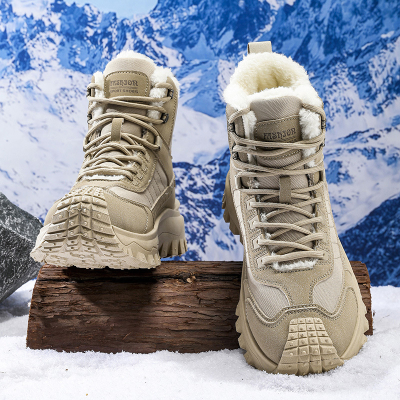 Men's Safe Protective Boots - Anti-Fatigue Footbed; Reinforced Ankle Support; Warm; Anti-Smash; Non-Slip; Anti-Wear; Shock Absorb; Comfortable