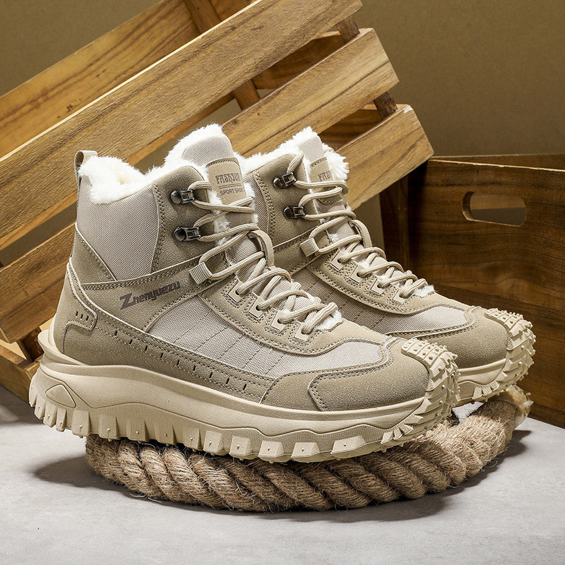 Men's Safe Protective Boots - Anti-Fatigue Footbed; Reinforced Ankle Support; Warm; Anti-Smash; Non-Slip; Anti-Wear; Shock Absorb; Comfortable