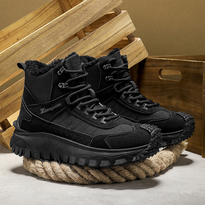 Men's Safe Protective Boots - Anti-Fatigue Footbed; Reinforced Ankle Support; Warm; Anti-Smash; Non-Slip; Anti-Wear; Shock Absorb; Comfortable