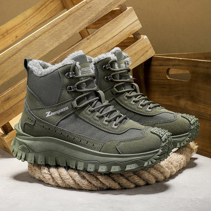 Men's Safe Protective Boots - Anti-Fatigue Footbed; Reinforced Ankle Support; Warm; Anti-Smash; Non-Slip; Anti-Wear; Shock Absorb; Comfortable