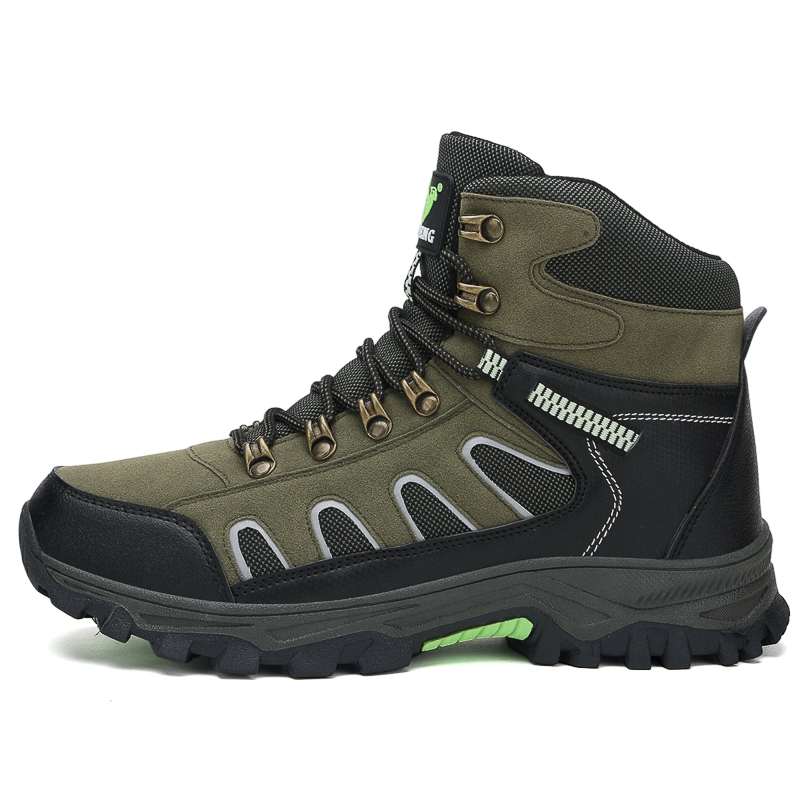 Men's Hiking Boots - Safe; Comfortable; Waterproof; Slip-resistant; Impact-resistant; Puncture-resistant; Wide Toe; Arch Support; Ankle Support