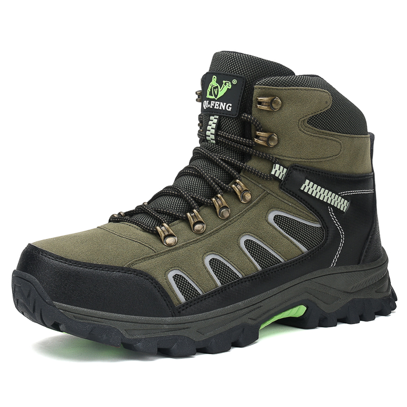 Men's Hiking Boots - Safe; Comfortable; Waterproof; Slip-resistant; Impact-resistant; Puncture-resistant; Wide Toe; Arch Support; Ankle Support