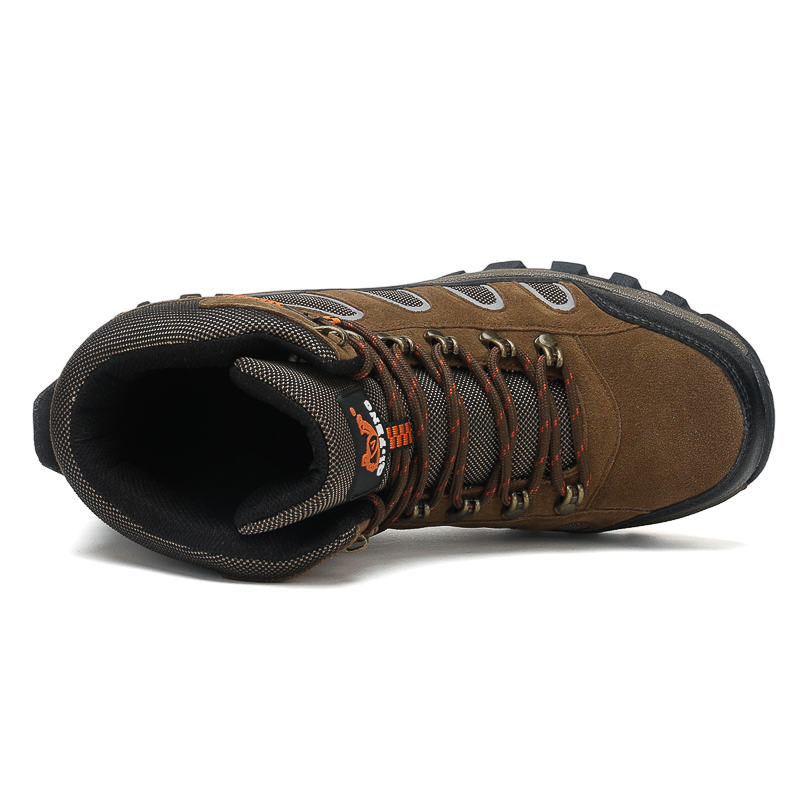 Men's Hiking Boots - Safe; Comfortable; Waterproof; Slip-resistant; Impact-resistant; Puncture-resistant; Wide Toe; Arch Support; Ankle Support