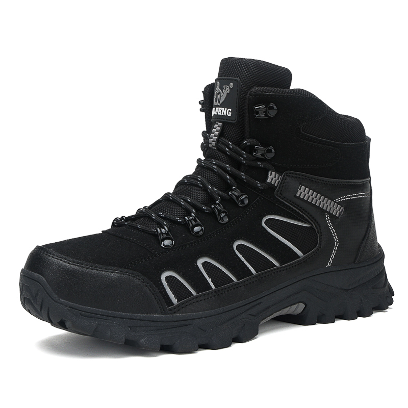 Men's Hiking Boots - Safe; Comfortable; Waterproof; Slip-resistant; Impact-resistant; Puncture-resistant; Wide Toe; Arch Support; Ankle Support