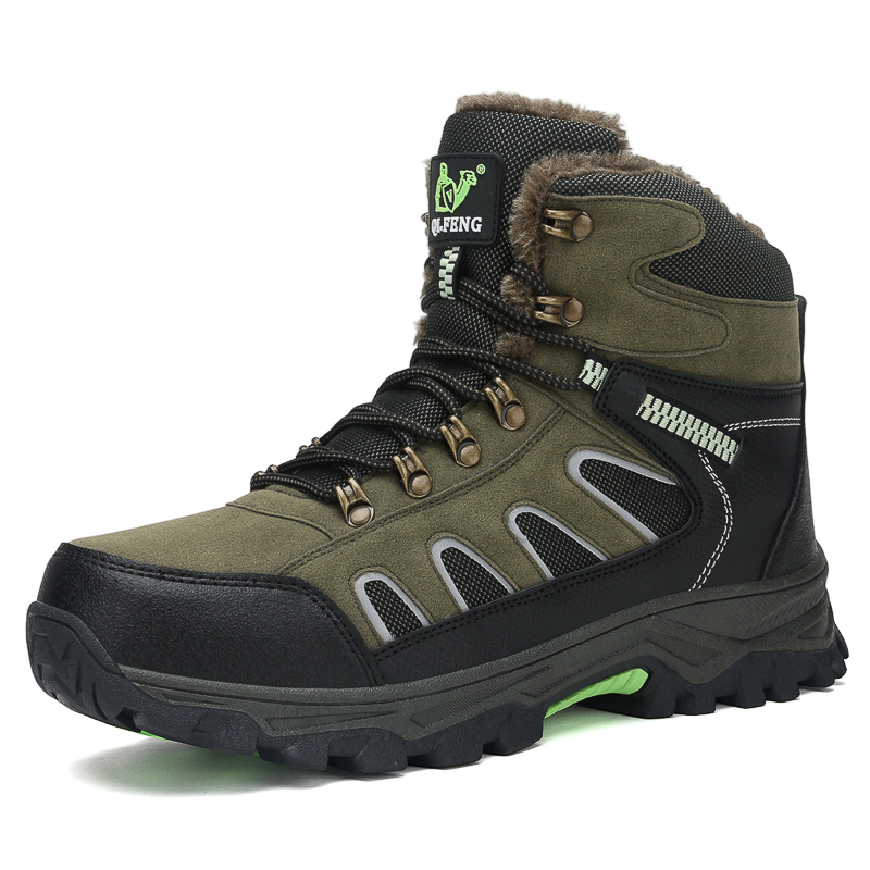 Men's Hiking Boots - Safe; Comfortable; Waterproof; Slip-resistant; Impact-resistant; Puncture-resistant; Wide Toe; Arch Support; Ankle Support