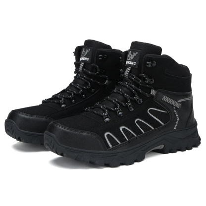 Men's Hiking Boots - Safe; Comfortable; Waterproof; Slip-resistant; Impact-resistant; Puncture-resistant; Wide Toe; Arch Support; Ankle Support
