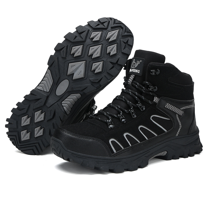 Men's Hiking Boots - Safe; Comfortable; Waterproof; Slip-resistant; Impact-resistant; Puncture-resistant; Wide Toe; Arch Support; Ankle Support
