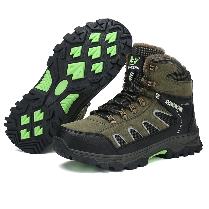 Men's Hiking Boots - Safe; Comfortable; Waterproof; Slip-resistant; Impact-resistant; Puncture-resistant; Wide Toe; Arch Support; Ankle Support