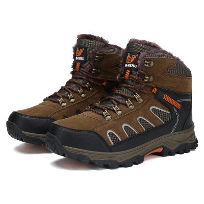Men's Hiking Boots - Safe; Comfortable; Waterproof; Slip-resistant; Impact-resistant; Puncture-resistant; Wide Toe; Arch Support; Ankle Support