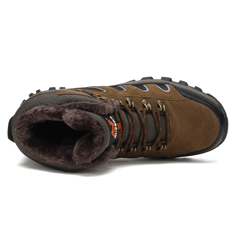 Men's Hiking Boots - Safe; Comfortable; Waterproof; Slip-resistant; Impact-resistant; Puncture-resistant; Wide Toe; Arch Support; Ankle Support