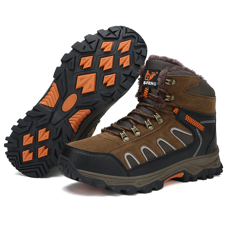 Men's Hiking Boots - Safe; Comfortable; Waterproof; Slip-resistant; Impact-resistant; Puncture-resistant; Wide Toe; Arch Support; Ankle Support
