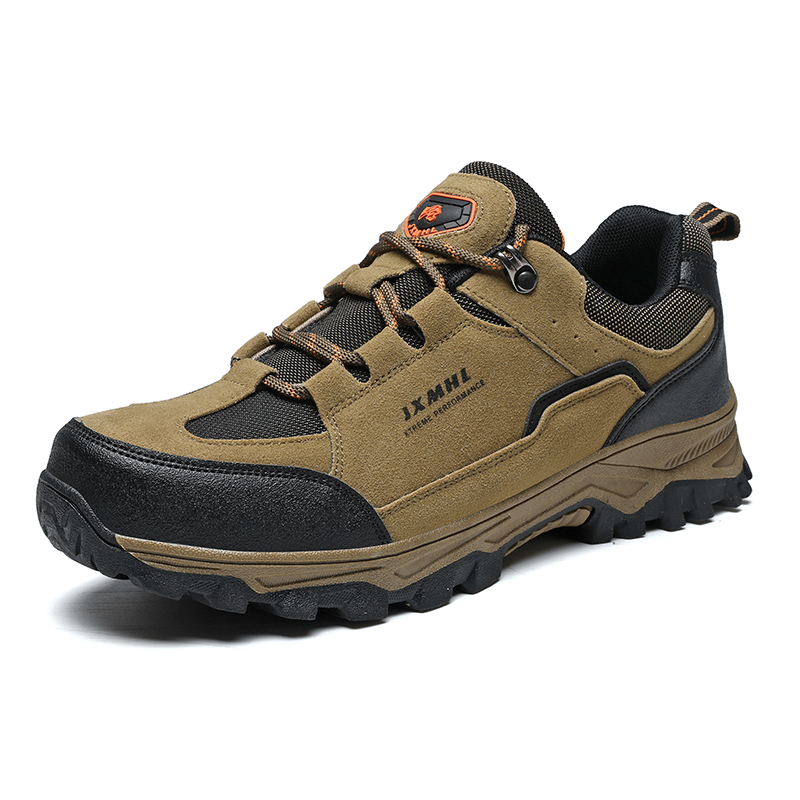 Men's Orthopedic Arch Support Wide Toe Ankle Support Hiking Shoes Waterproof Non-slip Anti-puncture Work Shoes