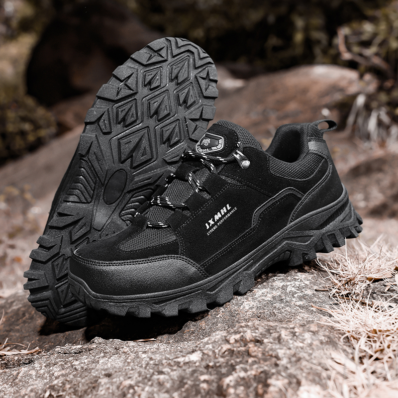 Men's Orthopedic Arch Support Wide Toe Ankle Support Hiking Shoes Waterproof Non-slip Anti-puncture Work Shoes