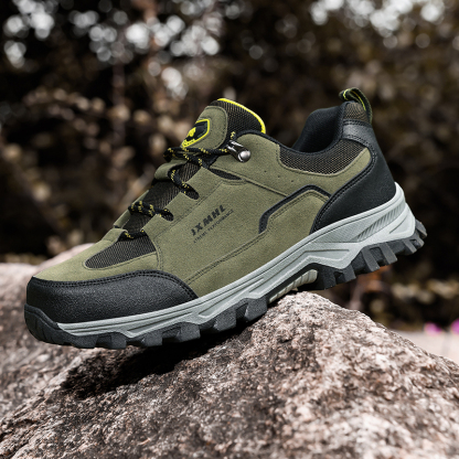 Men's Orthopedic Arch Support Wide Toe Ankle Support Hiking Shoes Waterproof Non-slip Anti-puncture Work Shoes