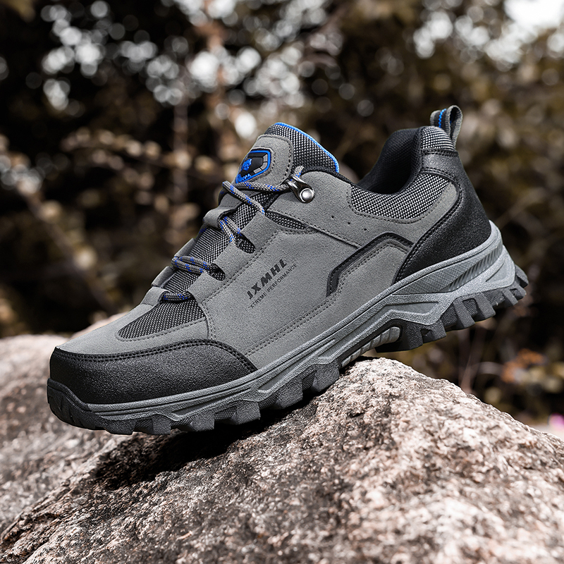 Men's Orthopedic Arch Support Wide Toe Ankle Support Hiking Shoes Waterproof Non-slip Anti-puncture Work Shoes