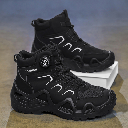 ⏰Limited Time Sale 70% OFF-Men's Orthopedic Hiking Boots - Built-In Arch Support; Waterproof; Anti-Slip; Smash-Resistant; Wide Toe; Ideal for Hiking; Outdoor Adventures