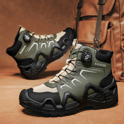 ⏰Limited Time Sale 70% OFF-Men's Orthopedic Hiking Boots - Built-In Arch Support; Waterproof; Anti-Slip; Smash-Resistant; Wide Toe; Ideal for Hiking; Outdoor Adventures