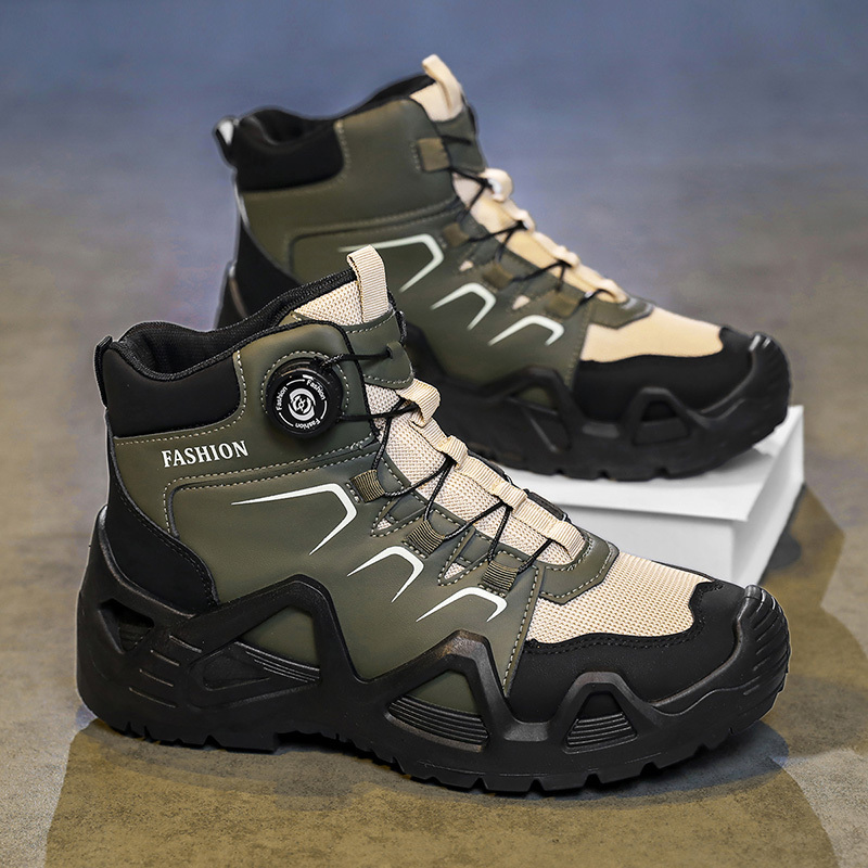 ⏰Limited Time Sale 70% OFF-Men's Orthopedic Hiking Boots - Built-In Arch Support; Waterproof; Anti-Slip; Smash-Resistant; Wide Toe; Ideal for Hiking; Outdoor Adventures