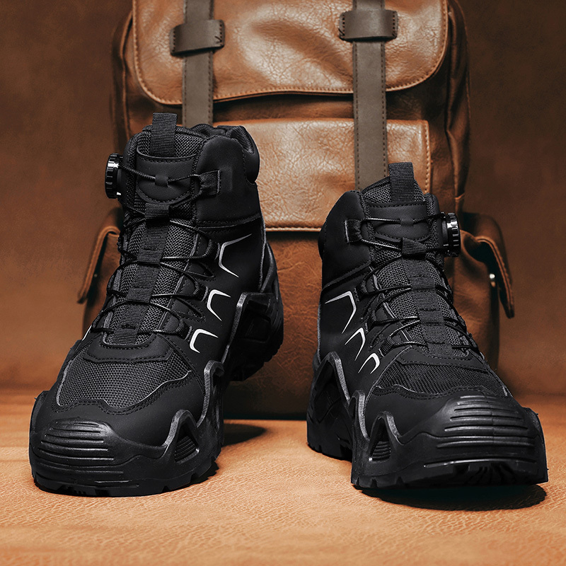 ⏰Limited Time Sale 70% OFF-Men's Orthopedic Hiking Boots - Built-In Arch Support; Waterproof; Anti-Slip; Smash-Resistant; Wide Toe; Ideal for Hiking; Outdoor Adventures